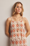 Forte Crochet Diamond Tank Top FSW0043
