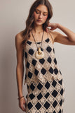 Forte Crochet Diamond Tank Top FSW0043