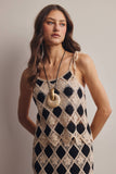 Forte Crochet Diamond Tank Top FSW0043