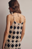 Forte Crochet Diamond Tank Top FSW0043