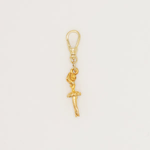 Vintage 1950's 14 Karat Gold Vermeille Ballet Dancer Charm