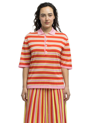 Eolas Dario striped polo