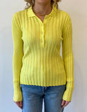 Eolas Lottie ribbed collar sweater