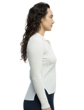 Eolas Lottie ribbed collar sweater