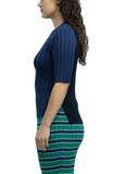 Eolas Luc Ribbed Short Sleeve Crewneck