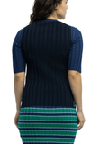 Eolas Luc Ribbed Short Sleeve Crewneck