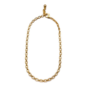 Plaza Flat Oval Short Necklace