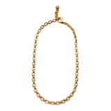 Plaza Flat Oval Short Necklace
