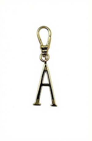 Frost Fine 10k & Diamond Pavé Initial A Charm