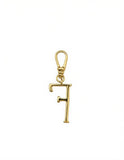 Frost Fine 10k & Diamond Pavé Initial F Charm