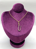 Frost Fine 10k & Diamond Pavé Initial U Charm