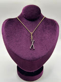Frost Fine 10k & Diamond Pavé Initial X Charm