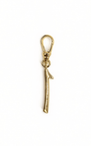 Frost Fine 10k & Diamond Pavé  Number 1 Charm