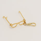 Vintage 1950's Mechanical Folding Glasses Vermeille Charm