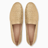 Jack Rogers Bradley Loafer - Metallic Raffia