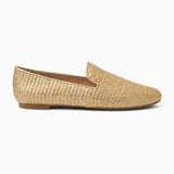 Jack Rogers Bradley Loafer - Metallic Raffia