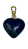 Lapis Lazuli Carved Heart Charm