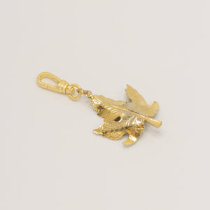 Vintage Gilt Leaf Charm