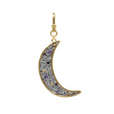 Love You To The Moon & Back Glitter Resin Hollyn Charm