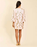 Mestiza blush gold Ines Mini dress