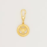 Solid 10 Karat Gold Menorah Vintage 1950's Charm
