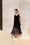 Montsera Ceiba Black Mini dress