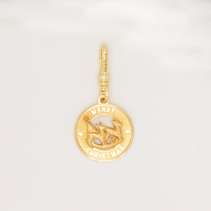 "Merry Christmas" charm
