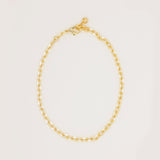 Tuff Link Short Necklace - Gold Plated over Brass