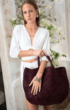 Nico Raffia Tote Bag