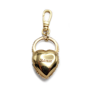 18K Gold-Plated Nina Pearl Heart Charm - Pearl/Gold