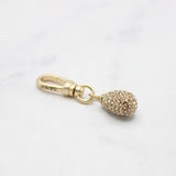 Pavé Crystal Egg Charm- Mini