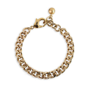 Plaza Chunky Curb Link Bracelet - Antiqued Shine
