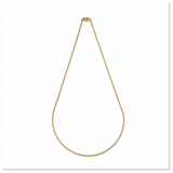 Rolo Chain Fine Frost Vermeil Necklace