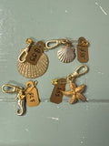shell and starfish charms