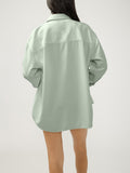 Silver Jeans Relaxed Button-Up Beach Shirt