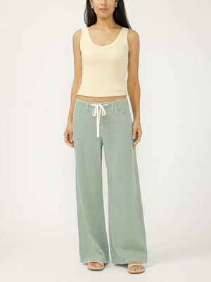 Silver Jeans Wide Leg Drawstring Beach Jeans