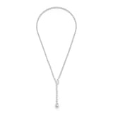 Silver-Plated Plaza Mini Tuff Link Short Necklace - Shine