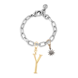 Silver-Plated Plaza Oval Link Bracelet Set