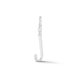 Silver-Plated Plaza Small Letter J Charm