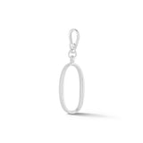 Silver-Plated Plaza Small Letter O Charm
