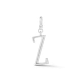 Silver-Plated Plaza Small Letter Z Charm