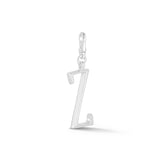 Silver-Plated Plaza Small Letter Z Charm