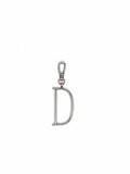 Silver Plaza "D" Initial Charm