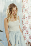 The 1930's French Vintage Bow Organic Camisole - Made in L.A