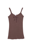 The 1930's French Vintage Bow Organic Camisole - Made in L.A