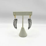 The Angel Feather Convertible Huggie Hoop