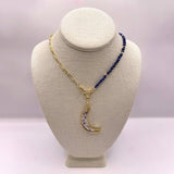 The Convertible Lapis Lazuli Necklace/Bracelet Set