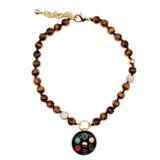 The Diana Multi-Gemstone Charm Pendant