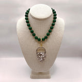 The XL Nina Crystal Heart Charm