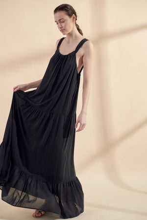 Tiered cami maxi dress